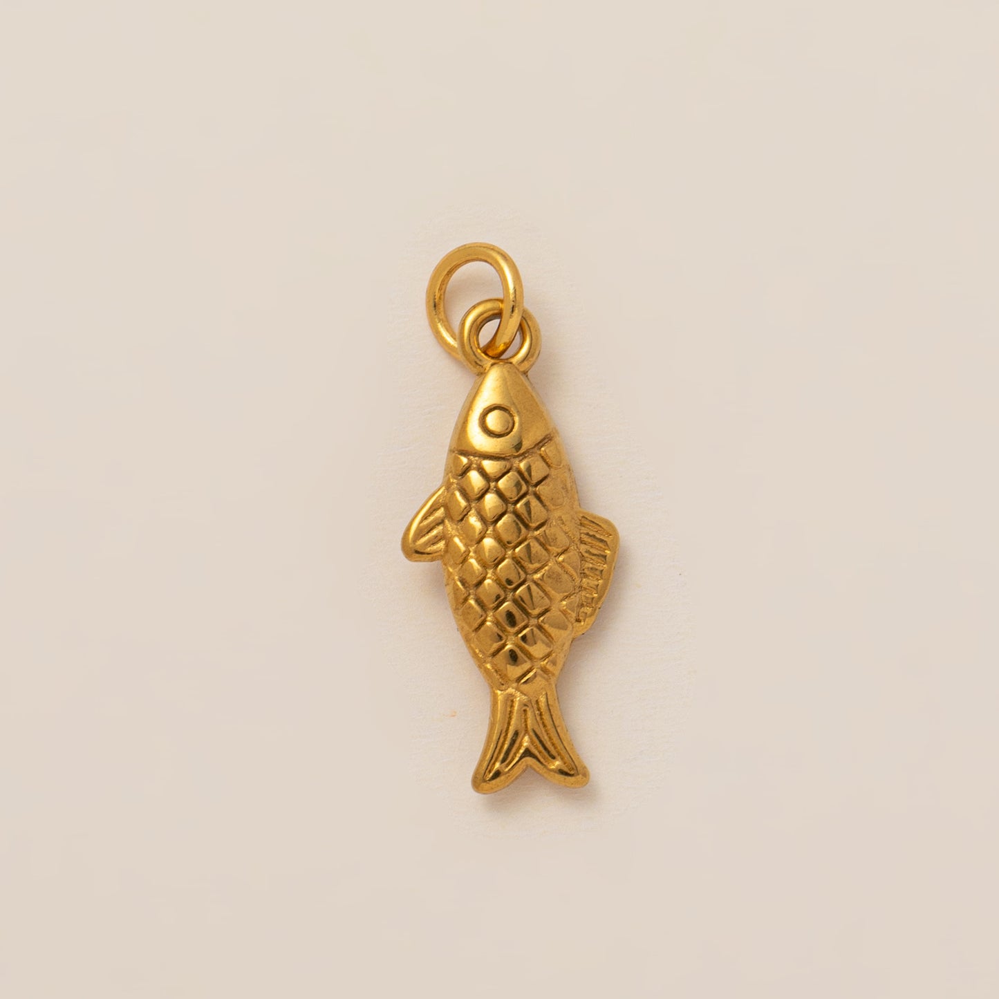 Beach Style 18K Gold Plated Stainless Steel Shell Fish Irregular Necklace