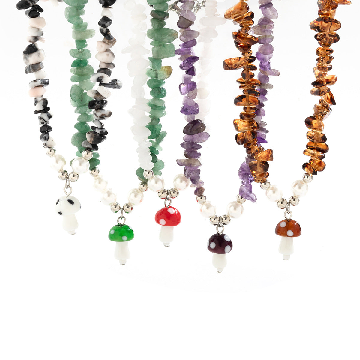 Collar con Colgante Geométrico Irregular en Forma de Estrella de Aleación con Acabado Bañado para Mujer, Diseño Caprichoso de Seta y Sol Inspirado en la Dopamina en Cadena Pavé