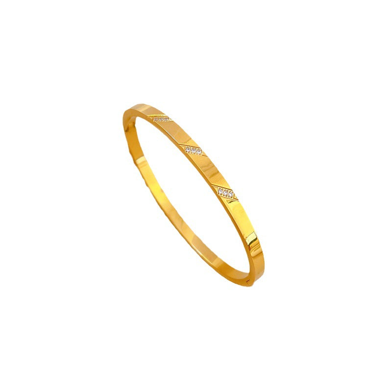 Vintage Minimalist Ethnic Shell Titanium Steel Bracelet