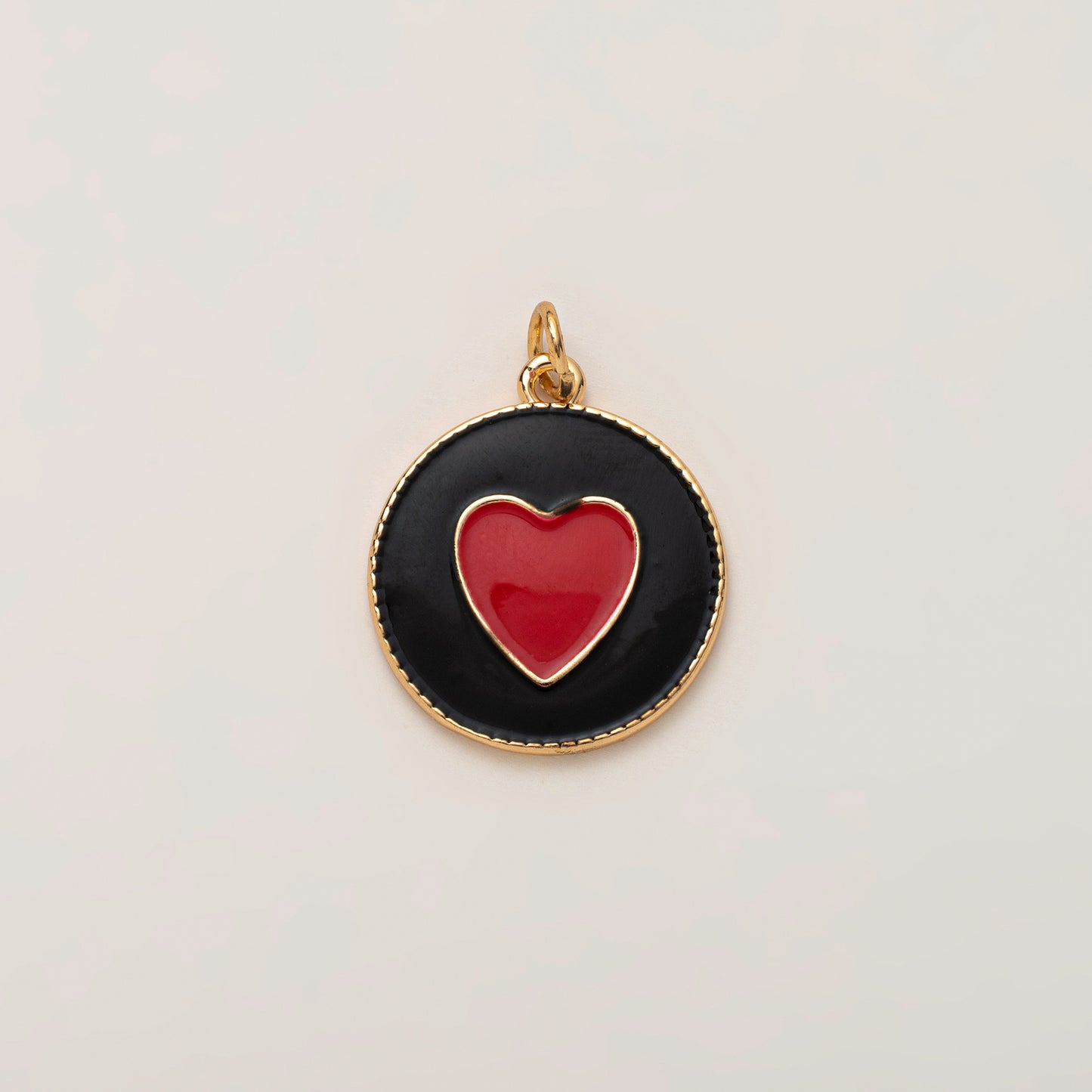 Fashion Heart Shaped Brass Pendant with Cubic Zirconia Inlay Drip Oil Plated Charm Bar for DIY Jewelry