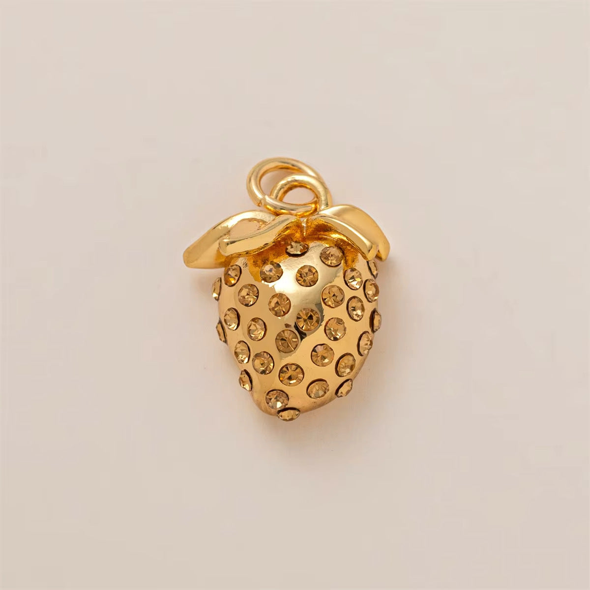 Minimalist Fruit Pattern PVD Plated Brass Charm Bar