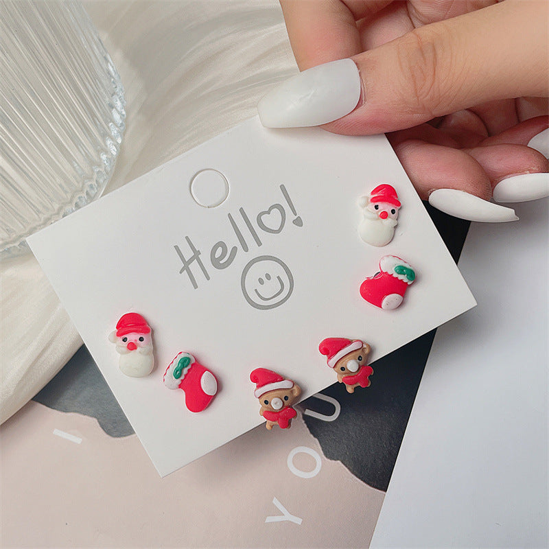 Sweet Minimalist 925 Sterling Silver Post Resin Drip Oil Geometric Floral Stud Earrings for Women