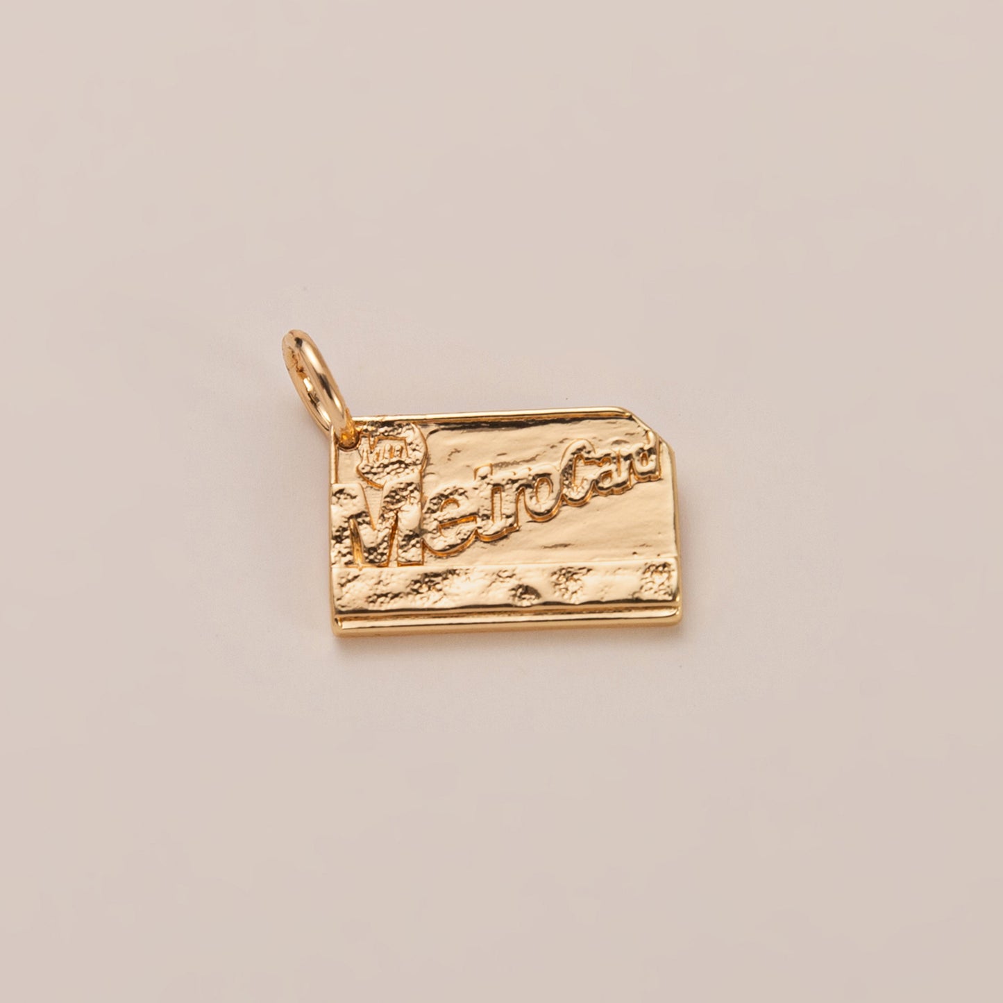 Minimalist Heart Geometric Brass Plated Pendant Necklace