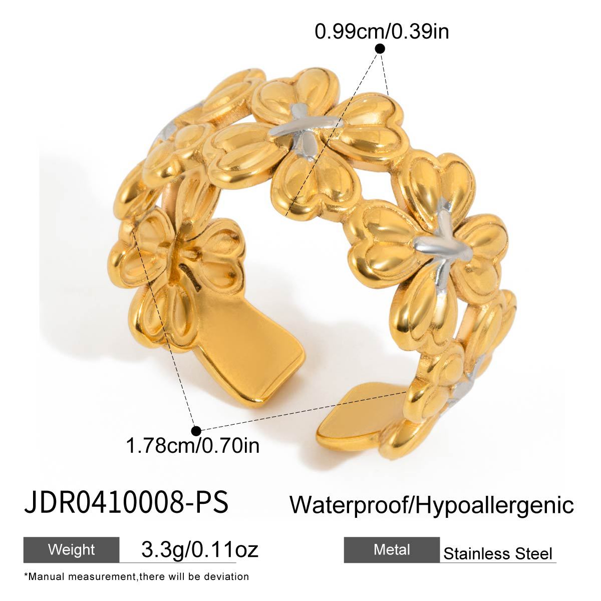 Minimalist Geometric Star Stainless Steel PVD Bracelet for Women