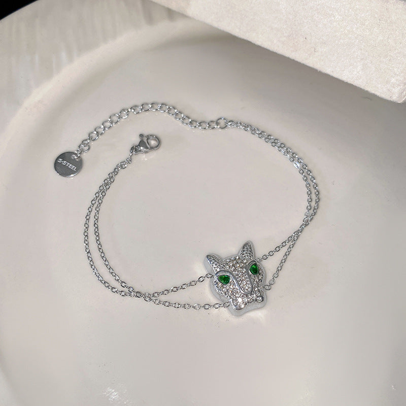 Geometric Animal Plated Titanium Steel Bracelet