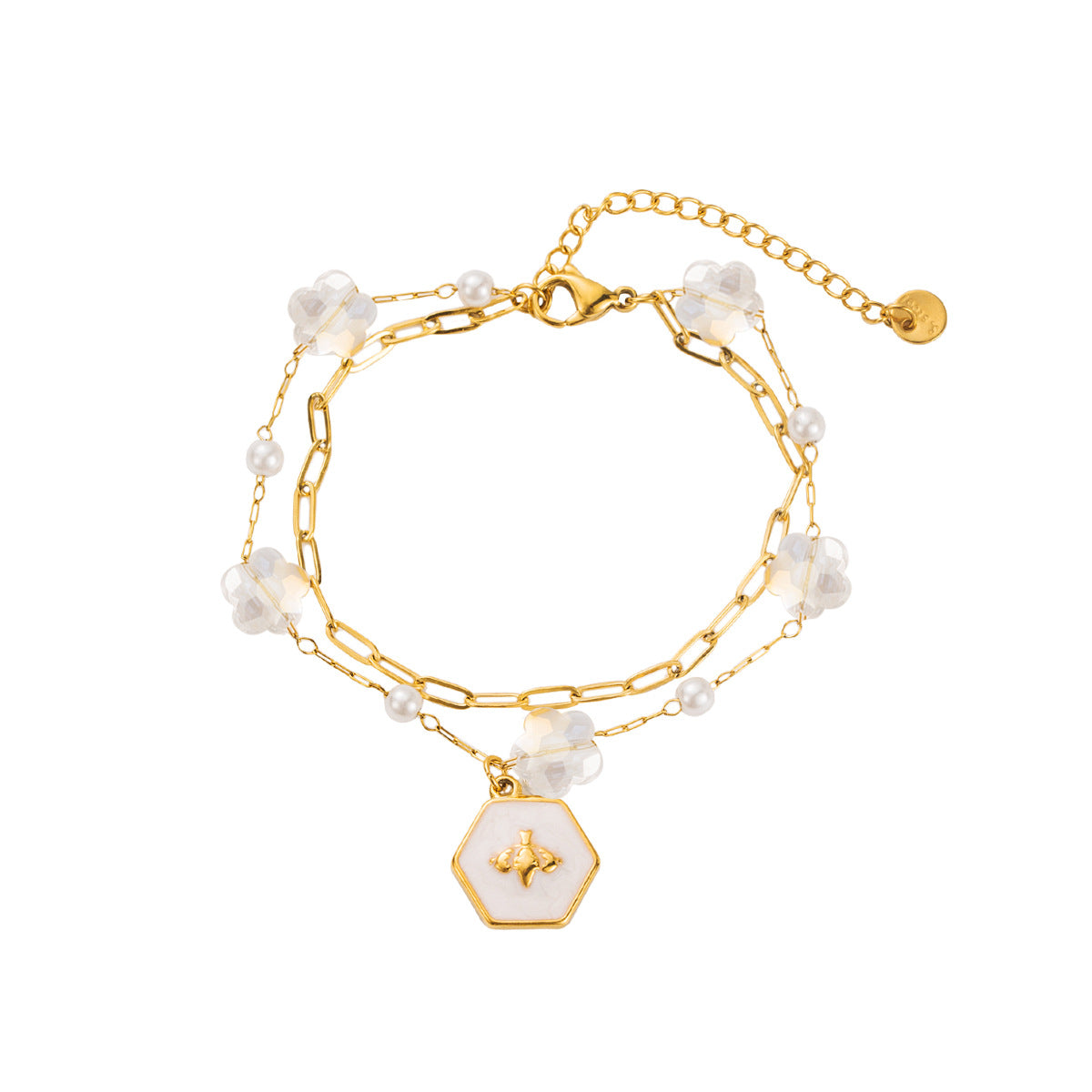 Bracciale da donna vintage a forma di farfalla, stella e luna, in acciaio inossidabile con intarsi in conchiglia, galvanizzato, gioielli minimalisti per tutti i giorni