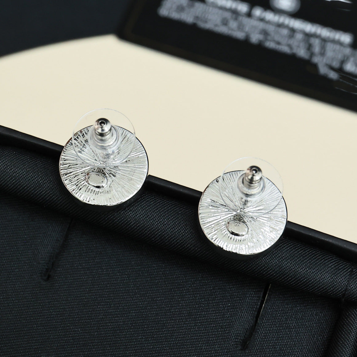 Pendientes de Latón Chapados en Oro con Letras Redondas de Lujo Dulce, Circonita Cúbica y Postes de Plata Esterlina 925 para Mujer