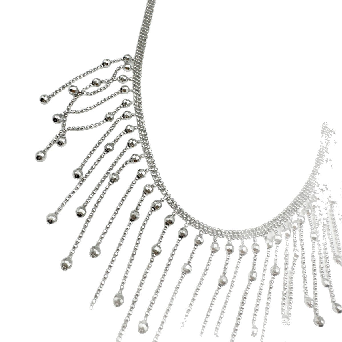 Collana con Pendente Nappa Minimalista da Donna, a Forma Geometrica, Placcata Rame, Catenina per Clavicole