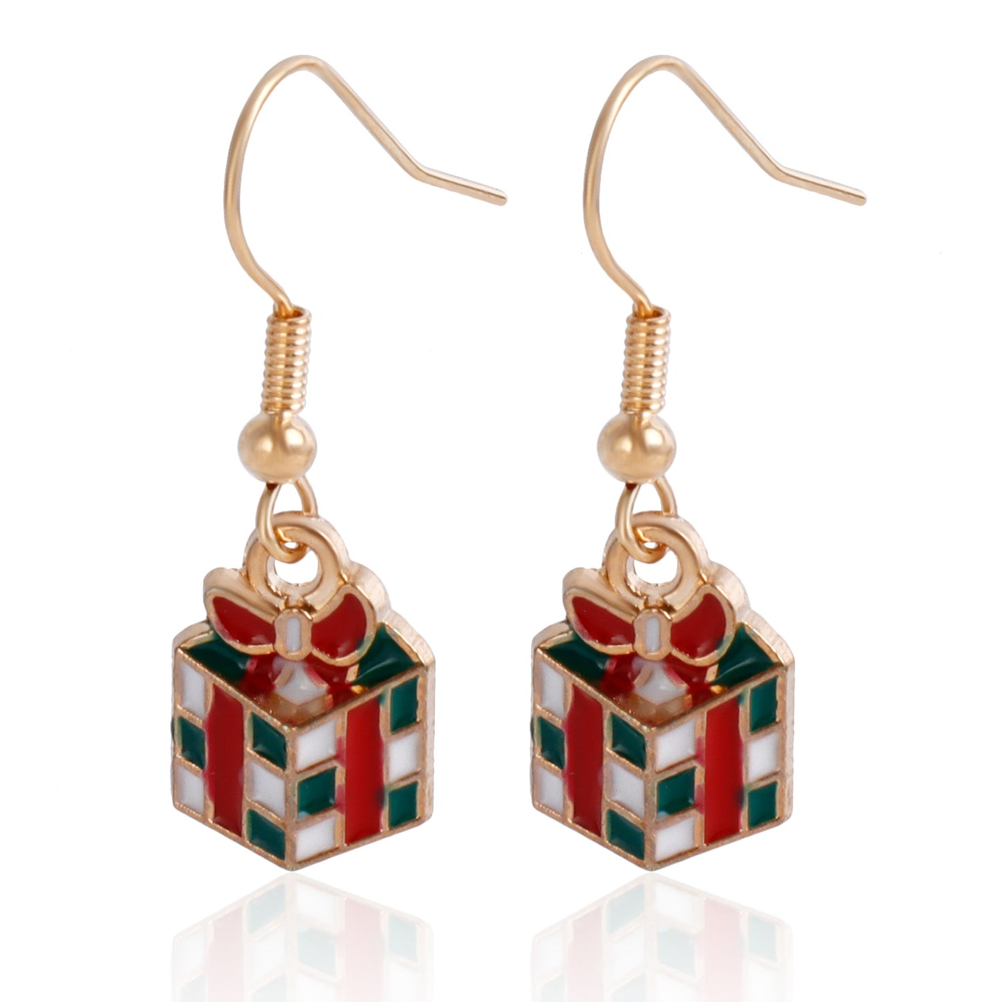Geometric Plated Alloy Earrings for Women