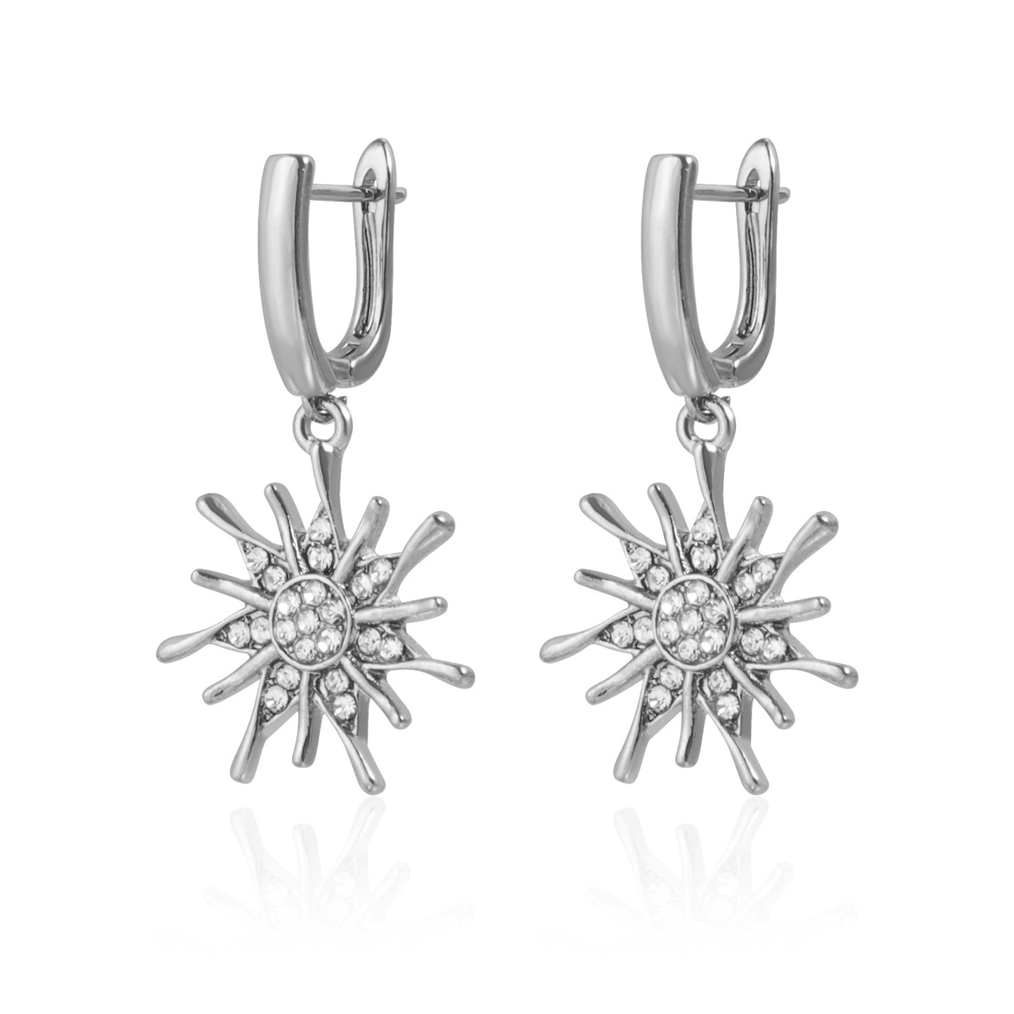 Heart Geometric Alloy Plated Necklace Set for Women