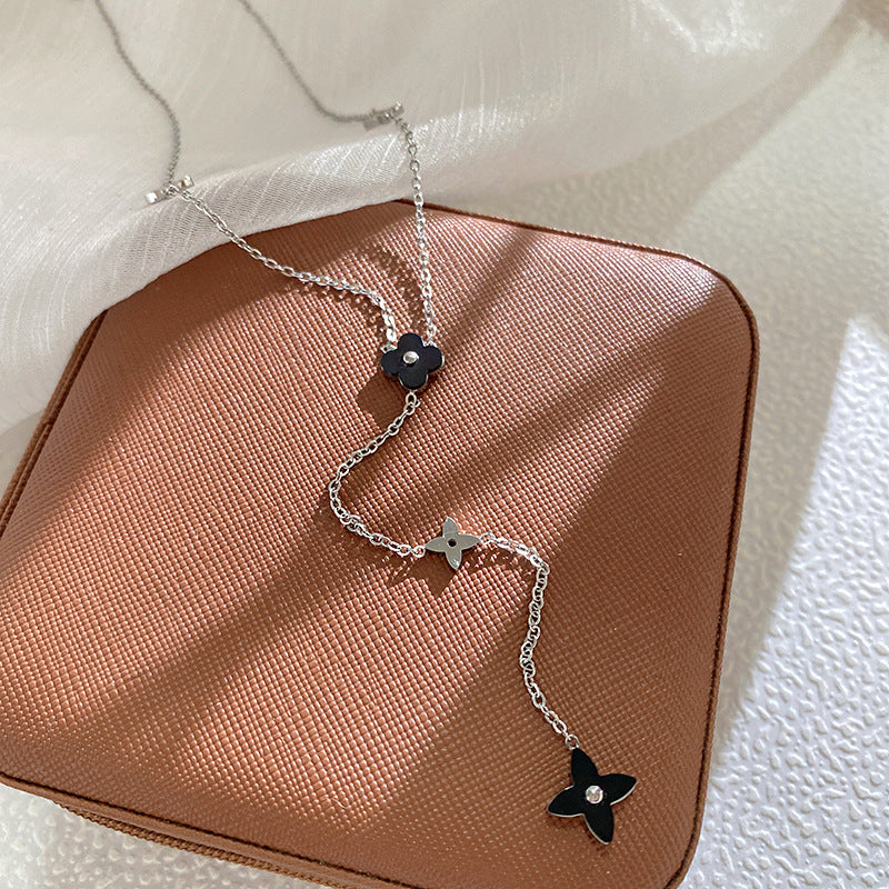 Sporty Casual Gold Plated Titanium Steel Necklace Unisex