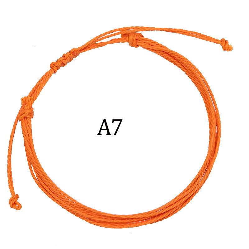 Handmade Braided Heart Nylon Friendship Bracelet Unisex