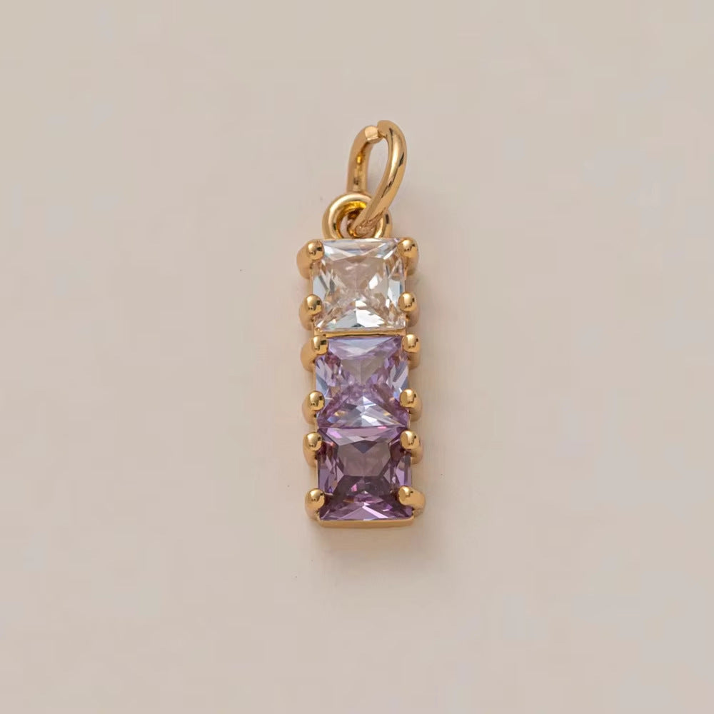 Sweet Heart Geometric Teardrop Stainless Steel Plated Diamond Pendant Necklace for Unisex