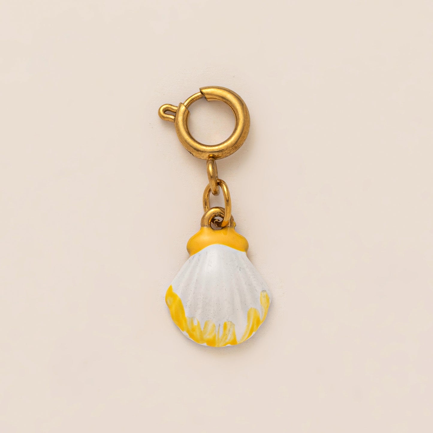 Vintage 18K Gold Plated Stainless Steel Marine Life Charm Bar for Women