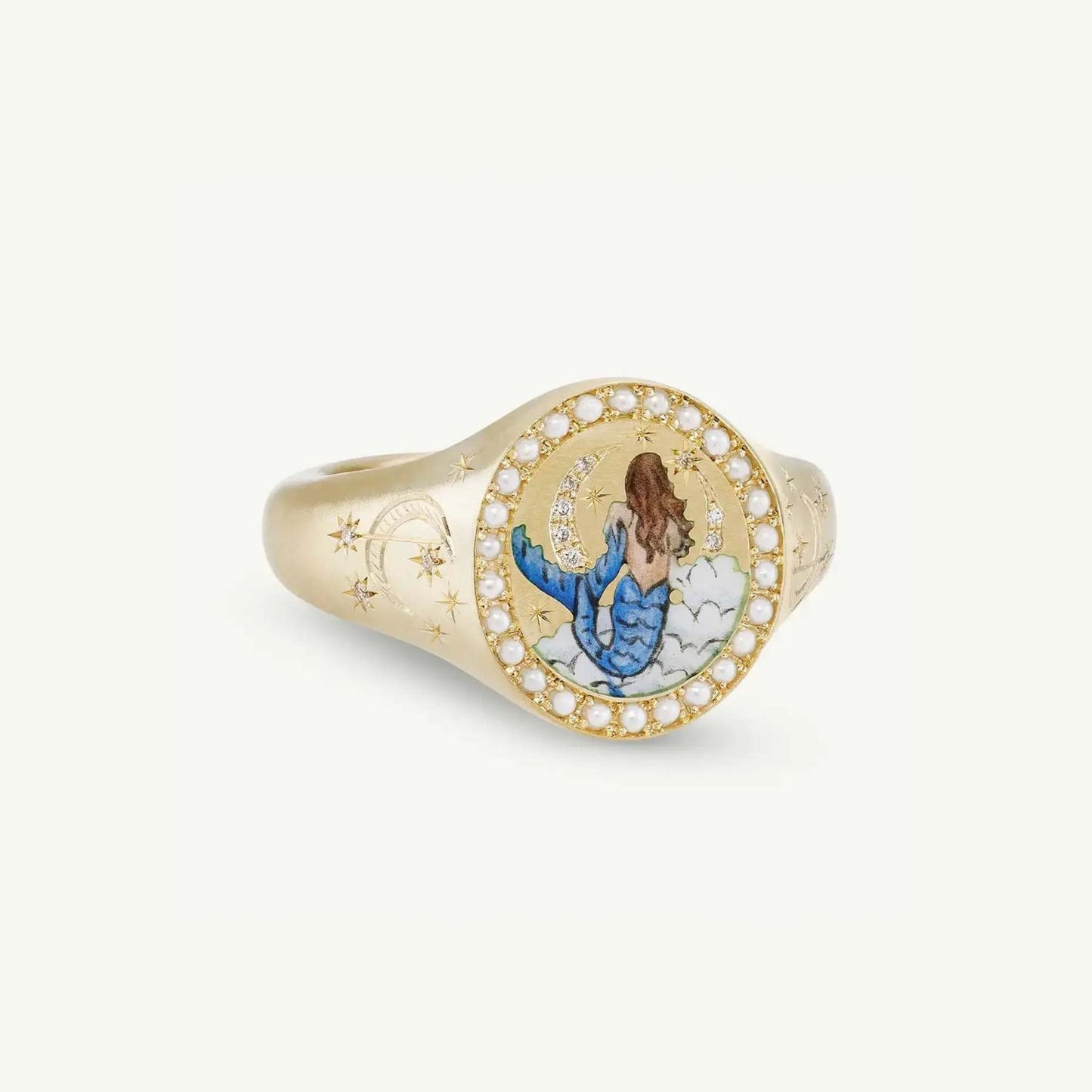 Fashion Heart Animal Stainless Steel PVD Ring