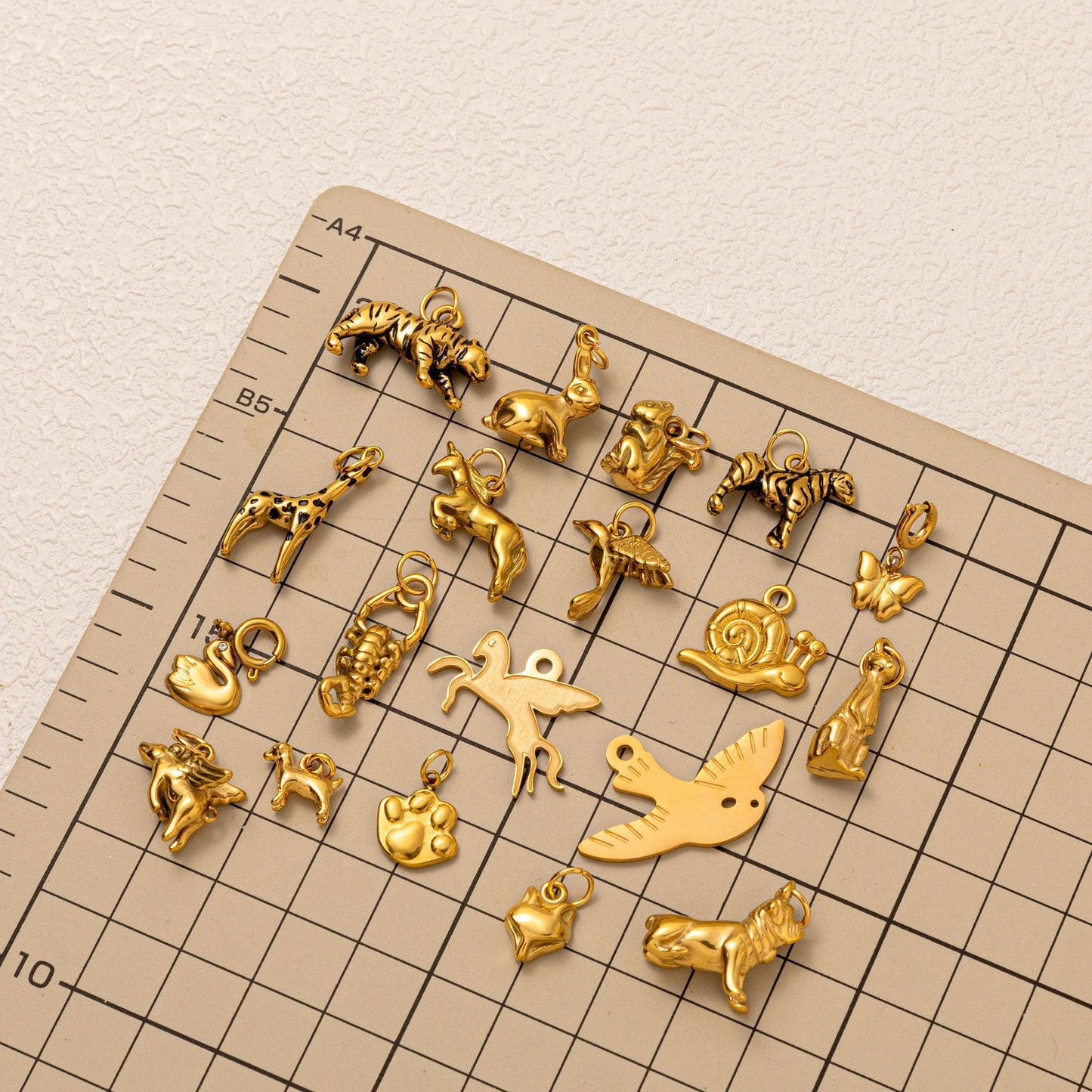 Minimalist Animal Stainless Steel Plated Pendant