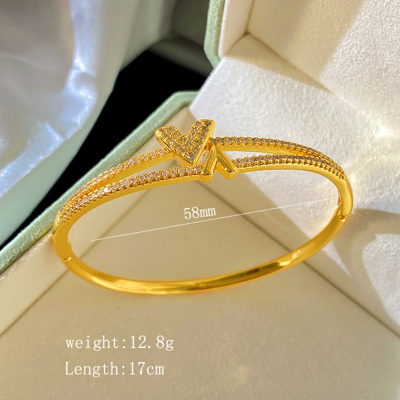 Vintage Plated Titanium Steel Bracelet