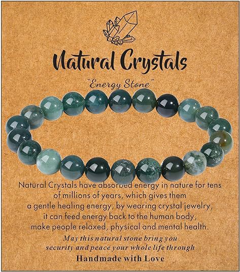 8mm Natural Turquoise Round Bead Stretch Bracelet Unisex Geometric Handmade Jewelry