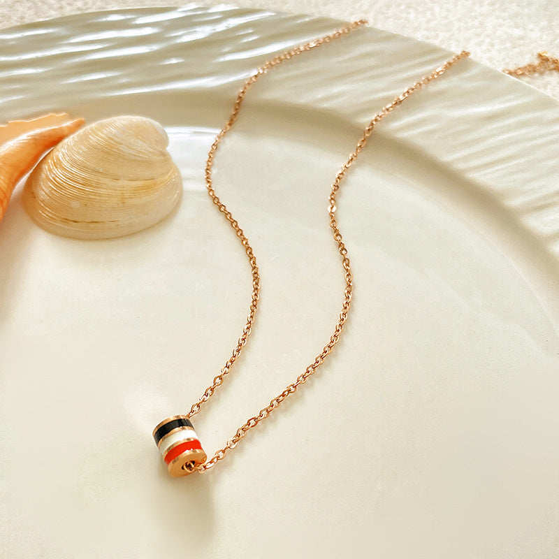 Minimalist Luxury Titanium Steel Plated Necklace for Unisex
