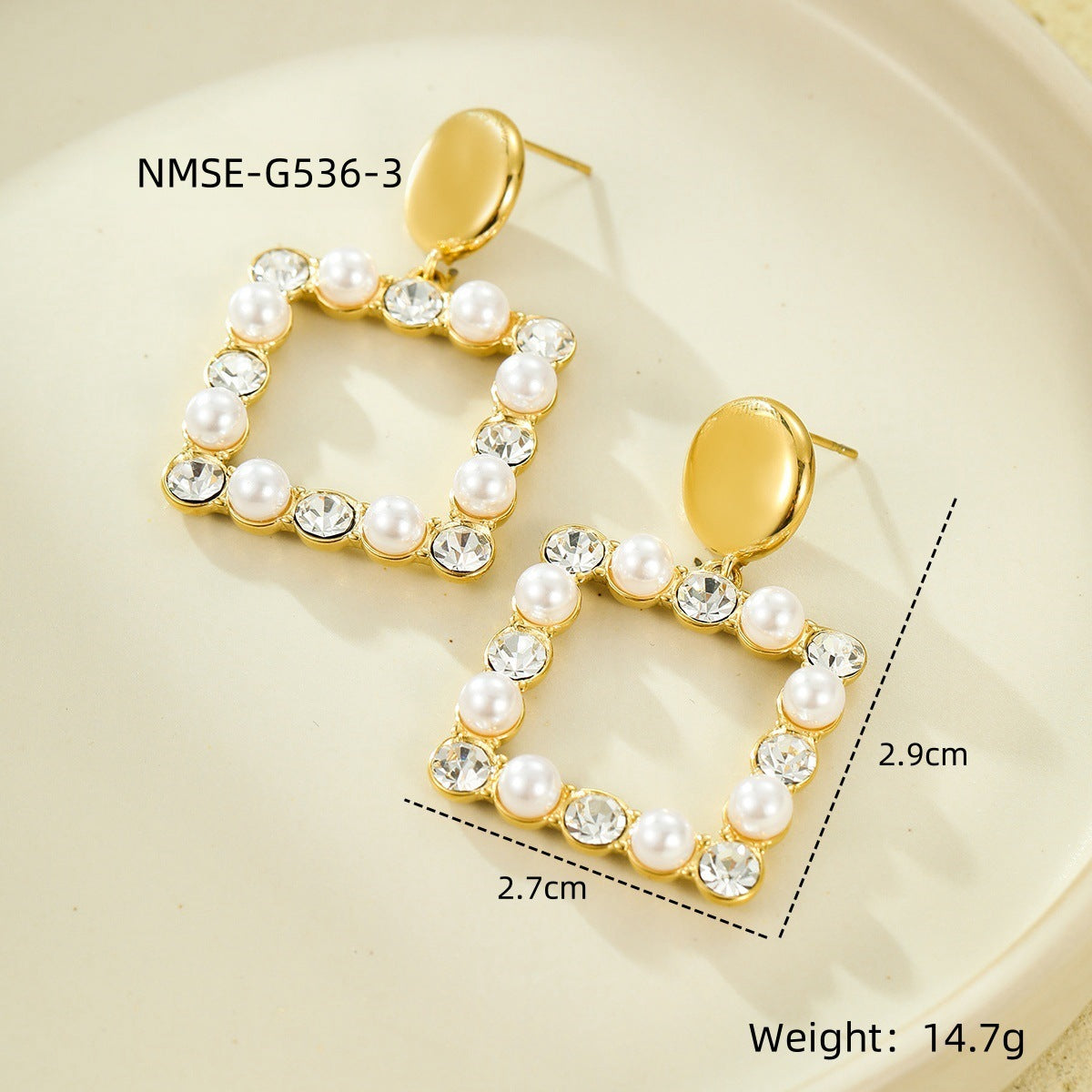 Orecchini a pendente a forma di cuore in acciaio inossidabile alla moda con intarsio di zirconi e perle, finitura placcata, eleganti gioielli per orecchie da donna