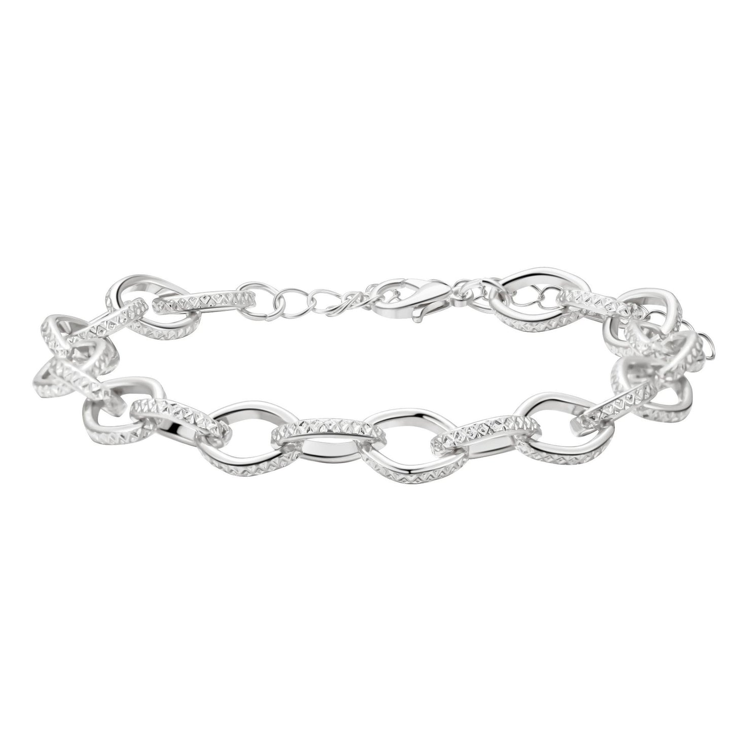 Minimalist Elegant Geometric Alloy Plated Bracelet for Women