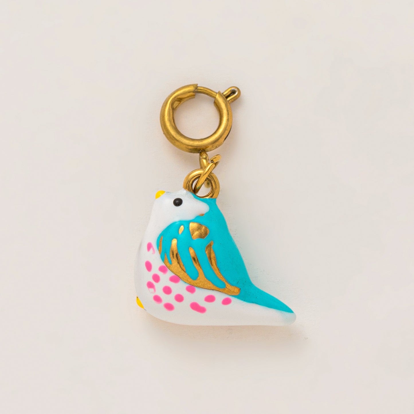 Minimalist Striped Animal Alloy DIY Charm Bar for Women Bag Keychain