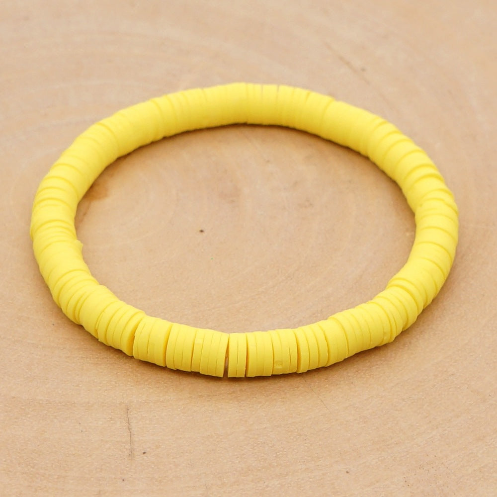 Bohemian Geometric Resin Bracelet