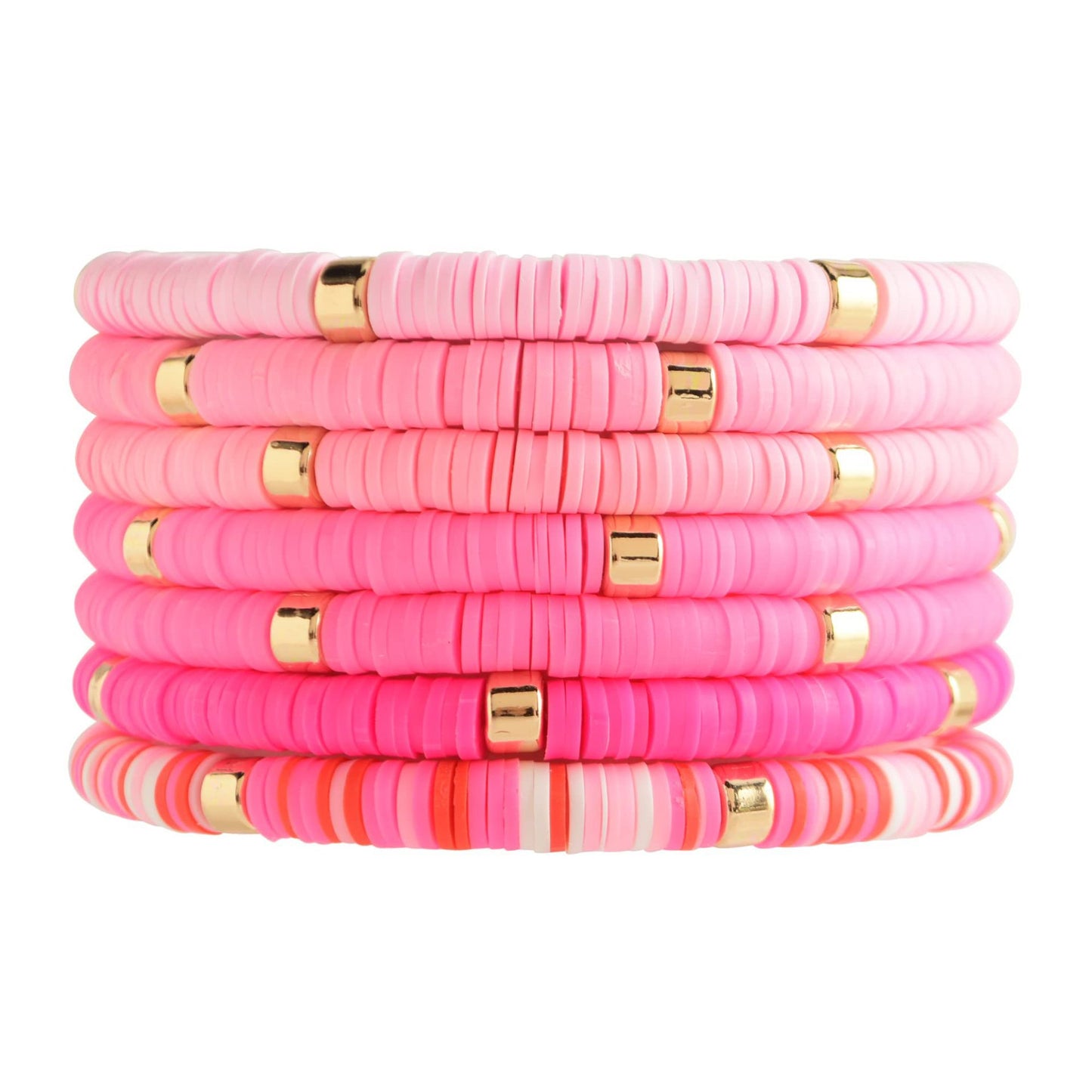 Bohemian Minimalist Geometric Round Resin Bracelet Set for Women