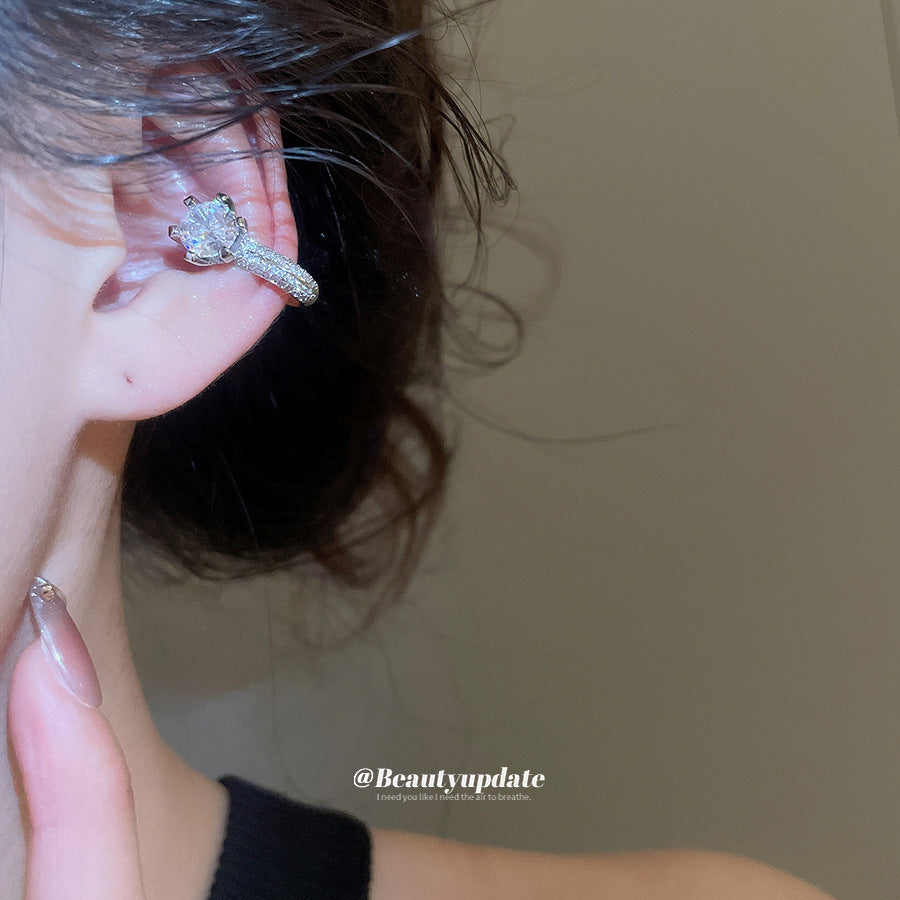 Pendientes elegantes de tuerca con diamantes de imitación y forma de lágrima, para mujer, con postes de acero inoxidable