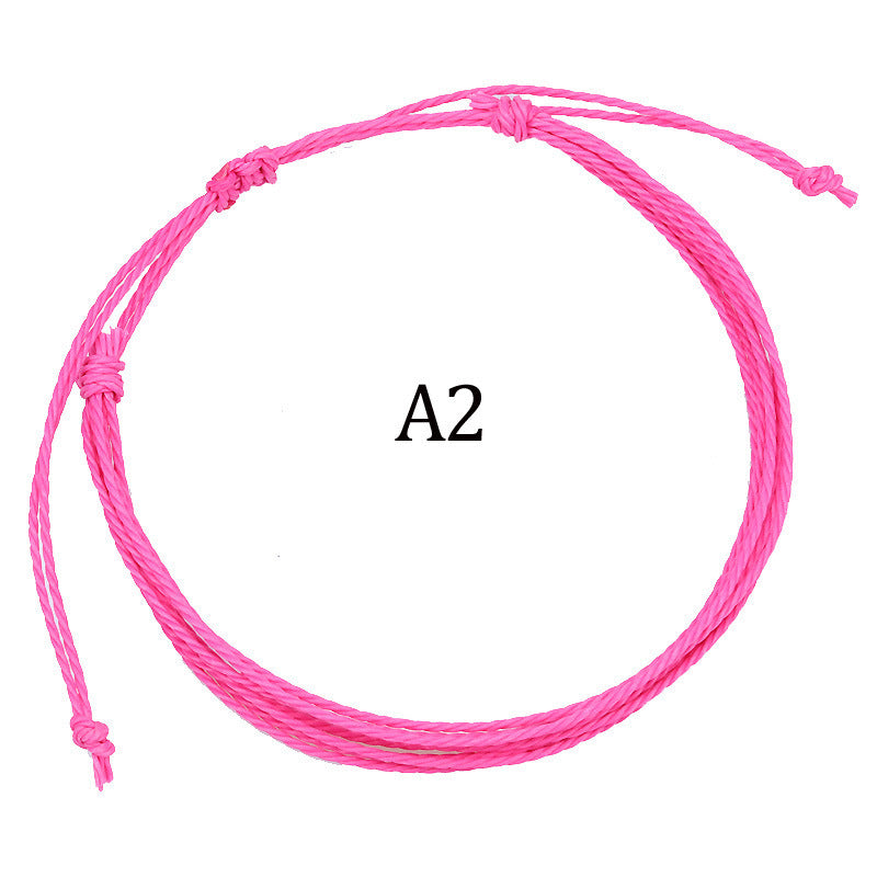 Handmade Braided Heart Nylon Friendship Bracelet Unisex
