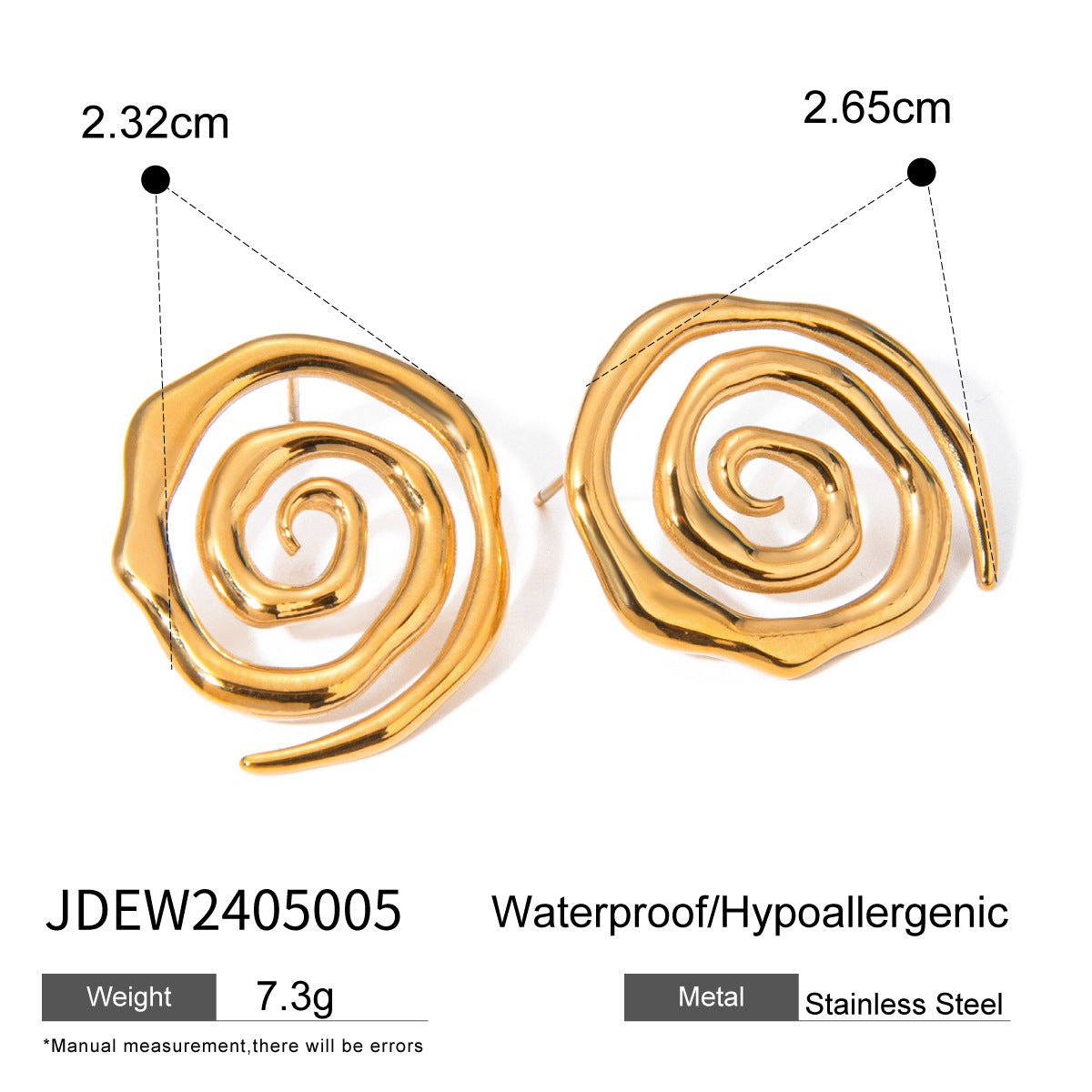 Elegante Bracciale a Conchiglia in Acciaio Inossidabile da Donna con Finitura Placcata Gioielli Minimalisti di Lusso