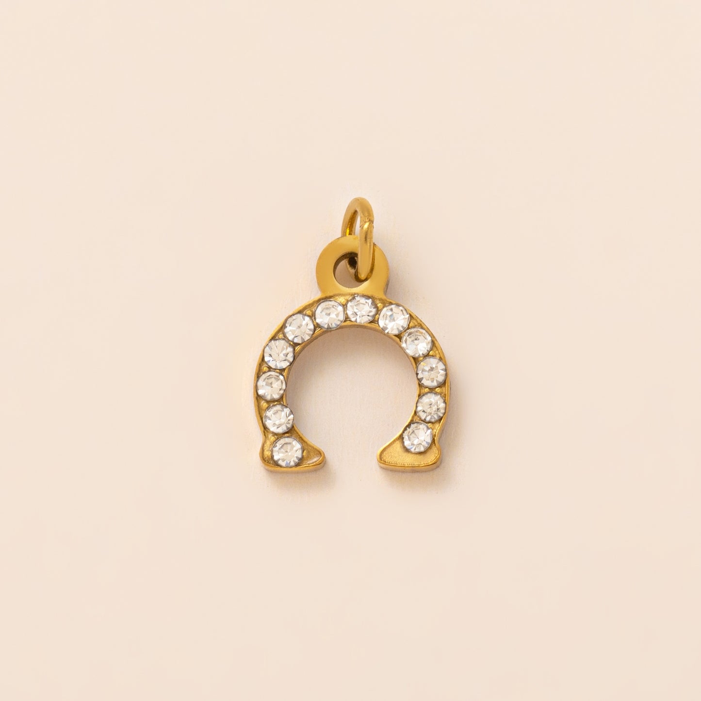 Vintage Stainless Steel PVD Gold Plated Heart Teardrop Cartoon DIY Charm Bar Shoe Accessories