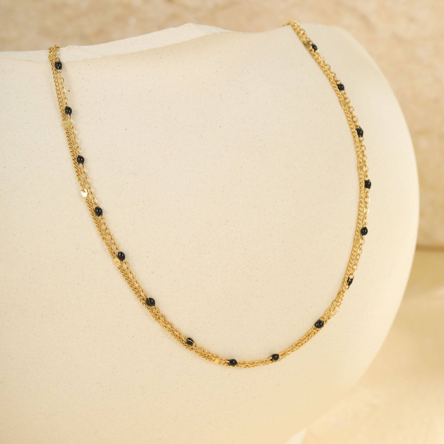 Cavigliera Minimalista Geometrica in Acciaio Inossidabile con Smalto Colorato per Uomo e Donna