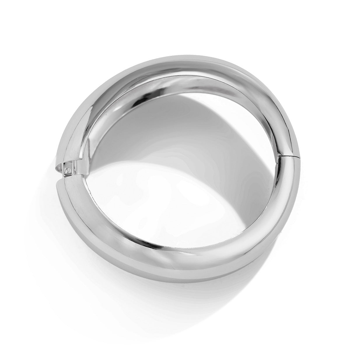 Fashion Polished Plated Geometric Teardrop Cuff Bracelet for Women