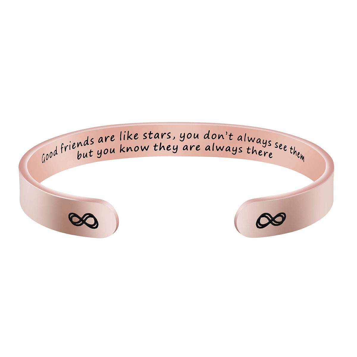 Pulsera de acero inoxidable de moda para mujer con acabado chapado, regalo ideal de Navidad, cumpleaños, Acción de Gracias para mamá