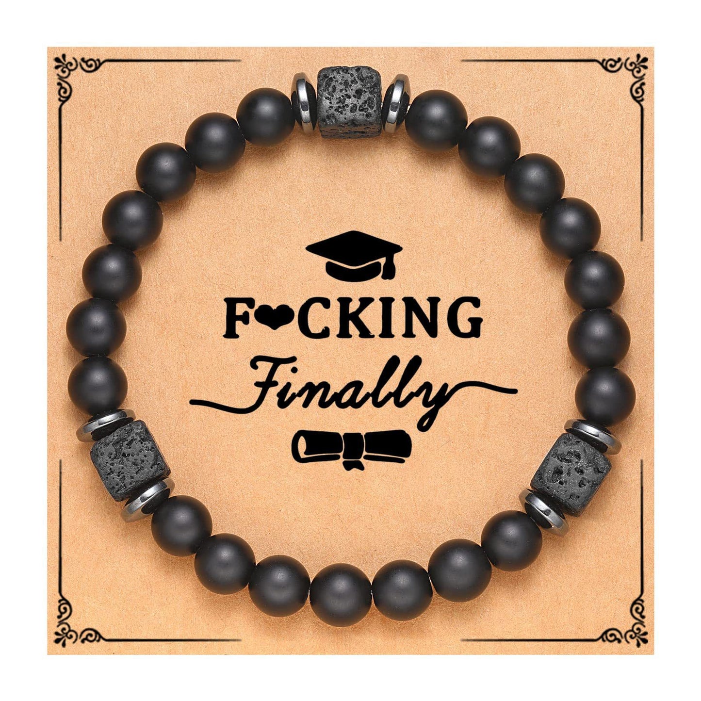 Matte Star Agate Bracelet Unisex