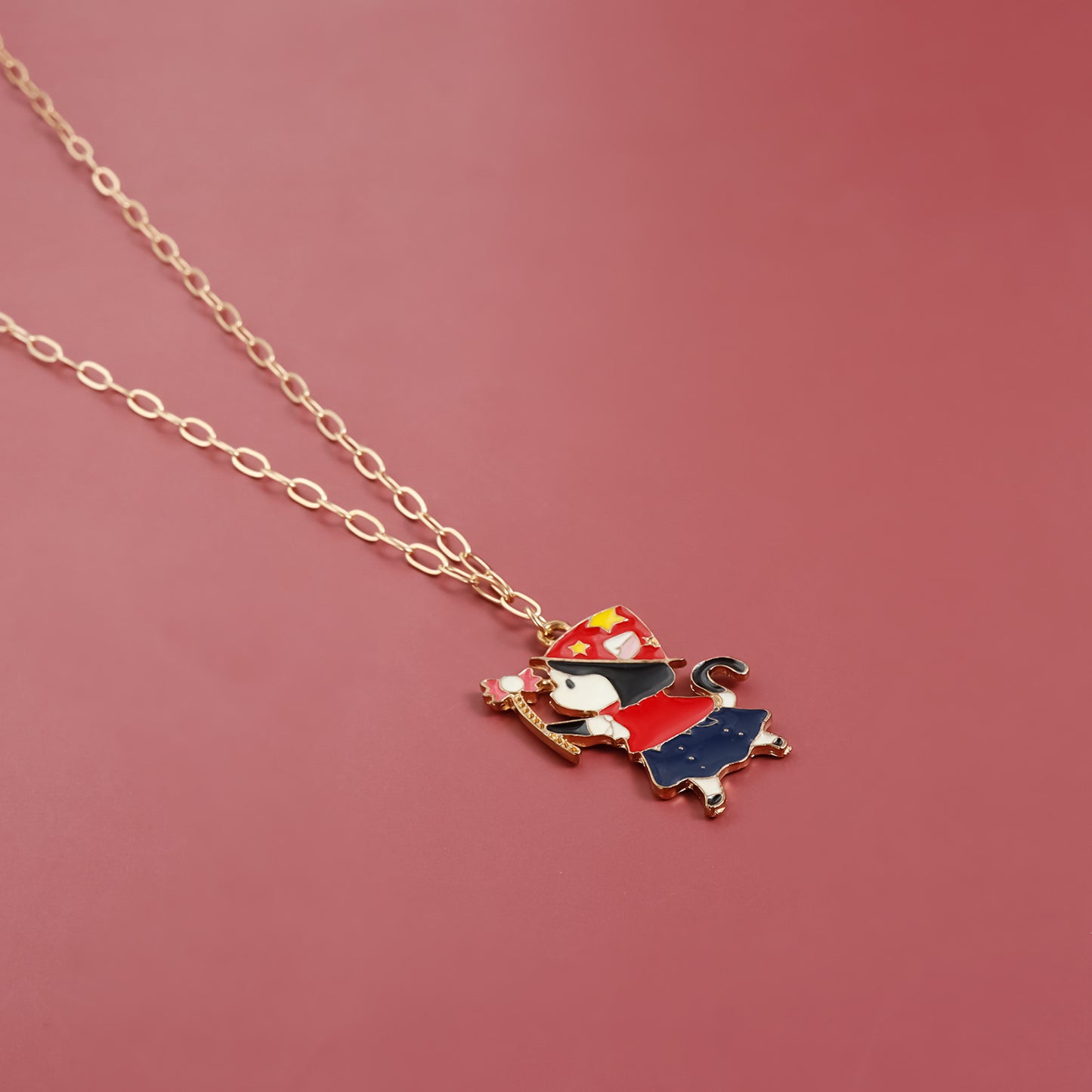 Fashionable Geometric Alloy Pendant Choker Necklace with Christmas Bell Charm for Women
