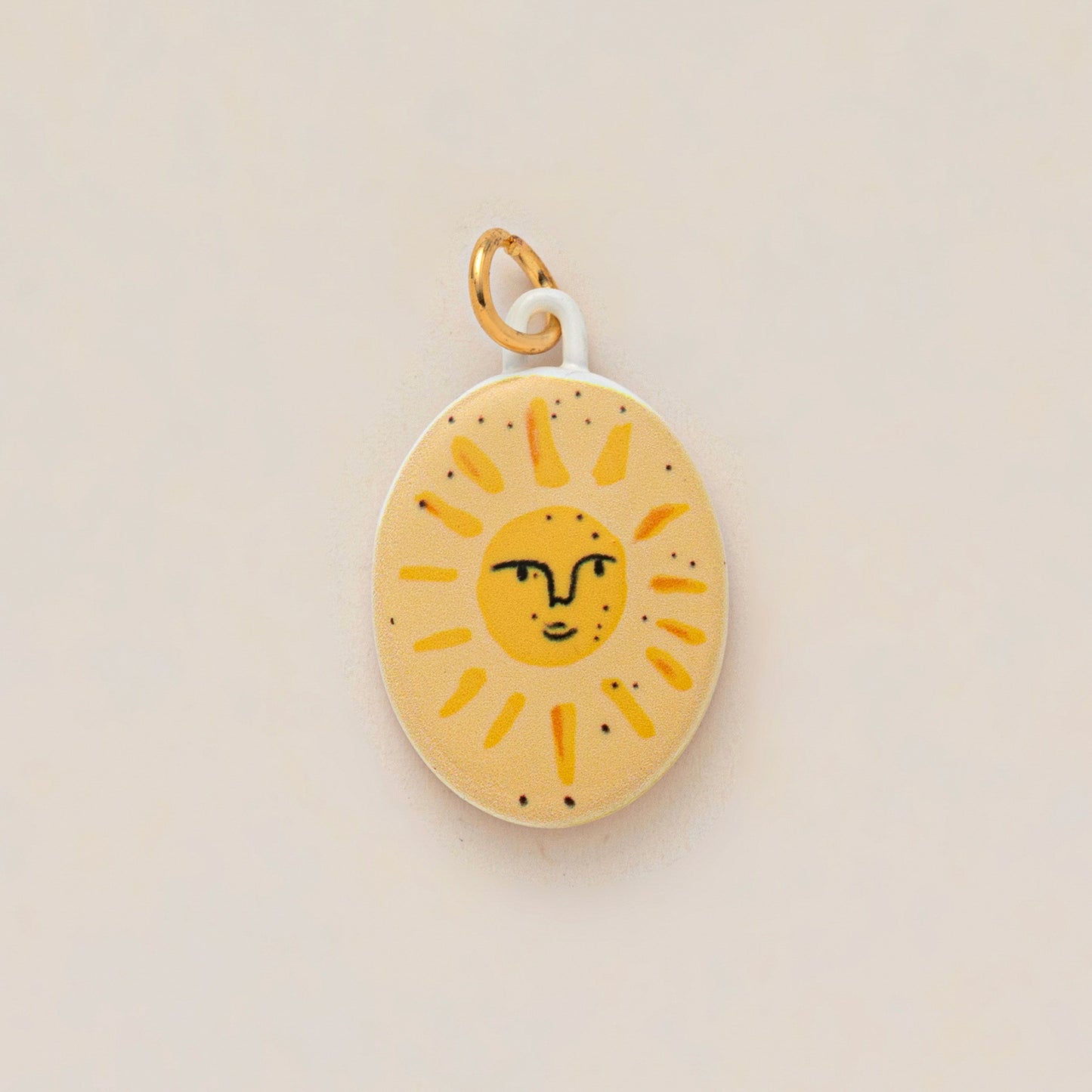 Elegant Casual Drip Oil Plated Brass Heart Geometric Pendant Necklace with Floral and Cartoon Charms