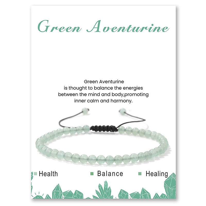 Fashionable Elegant Round Geometric Natural Amethyst Crystal Beaded Bracelet Unisex Handmade Jewelry