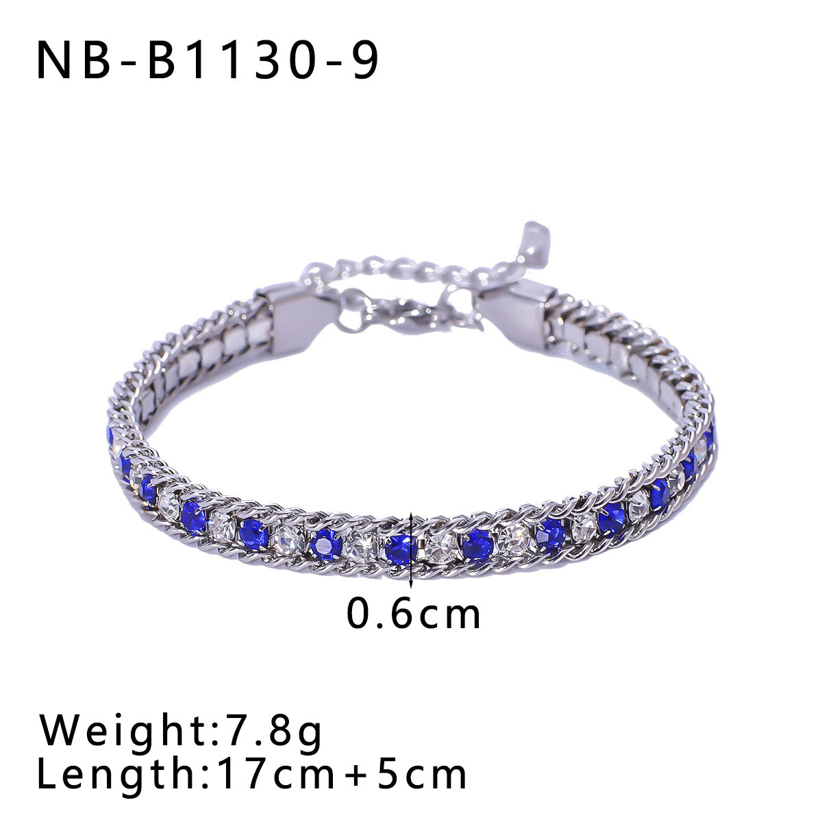 Bohemian Stainless Steel 18K Gold Plated Geometric Bracelet with Colorful Rhinestones Minimalist Women's Jewelry