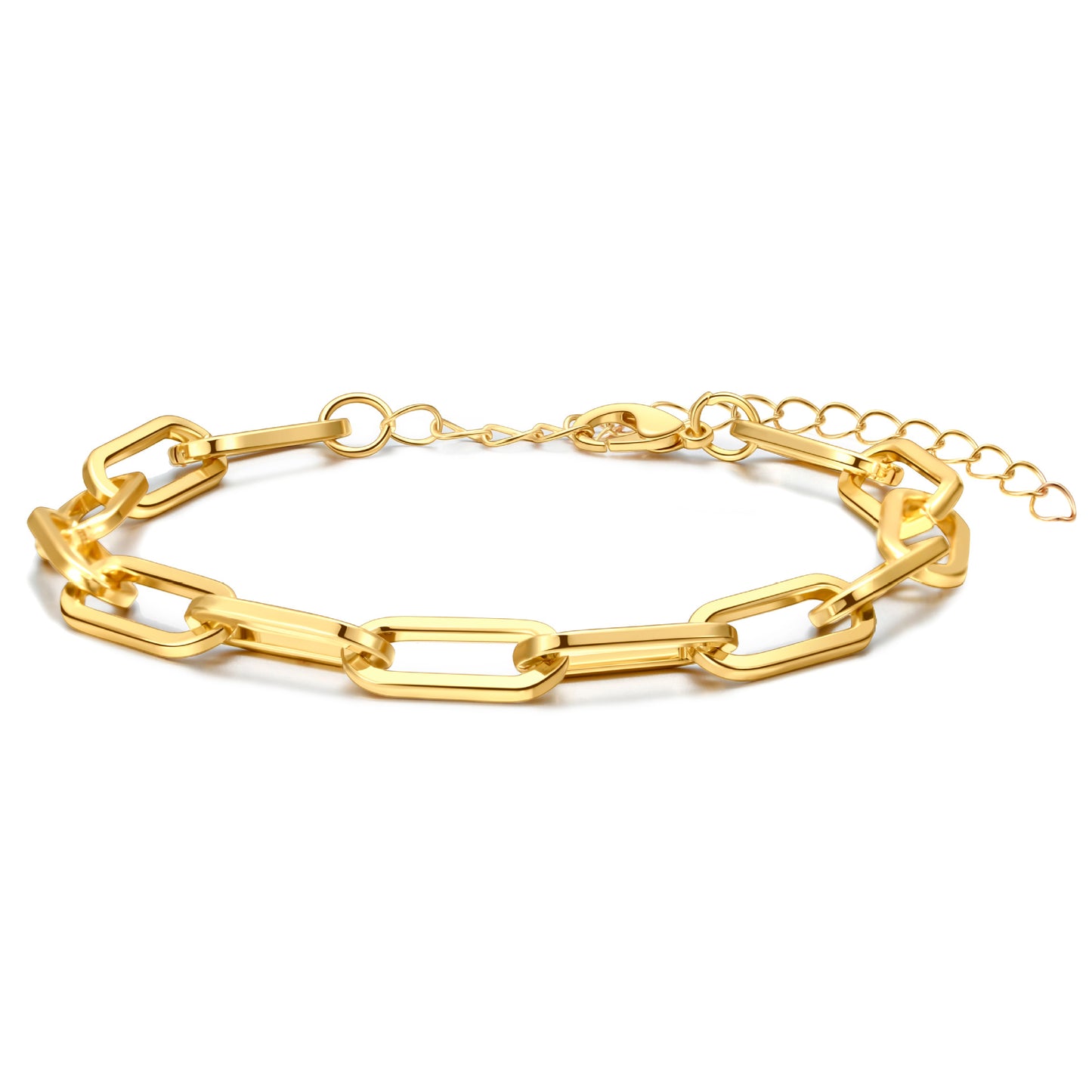 Minimalist Elegant Geometric Alloy Plated Bracelet for Women