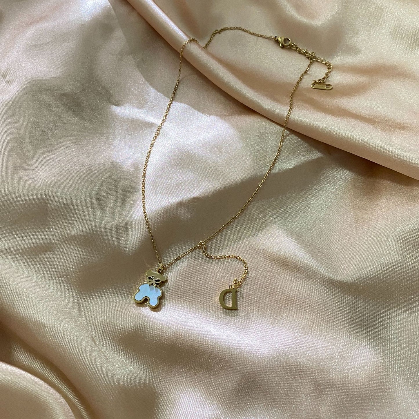 Cute Animal Gold Plated Titanium Steel Pendant Necklace for Unisex