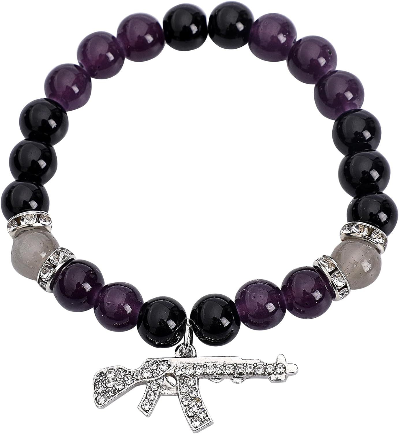Sweet Heart Animal Shape Alloy Rhinestone Charm Bracelet for Couples
