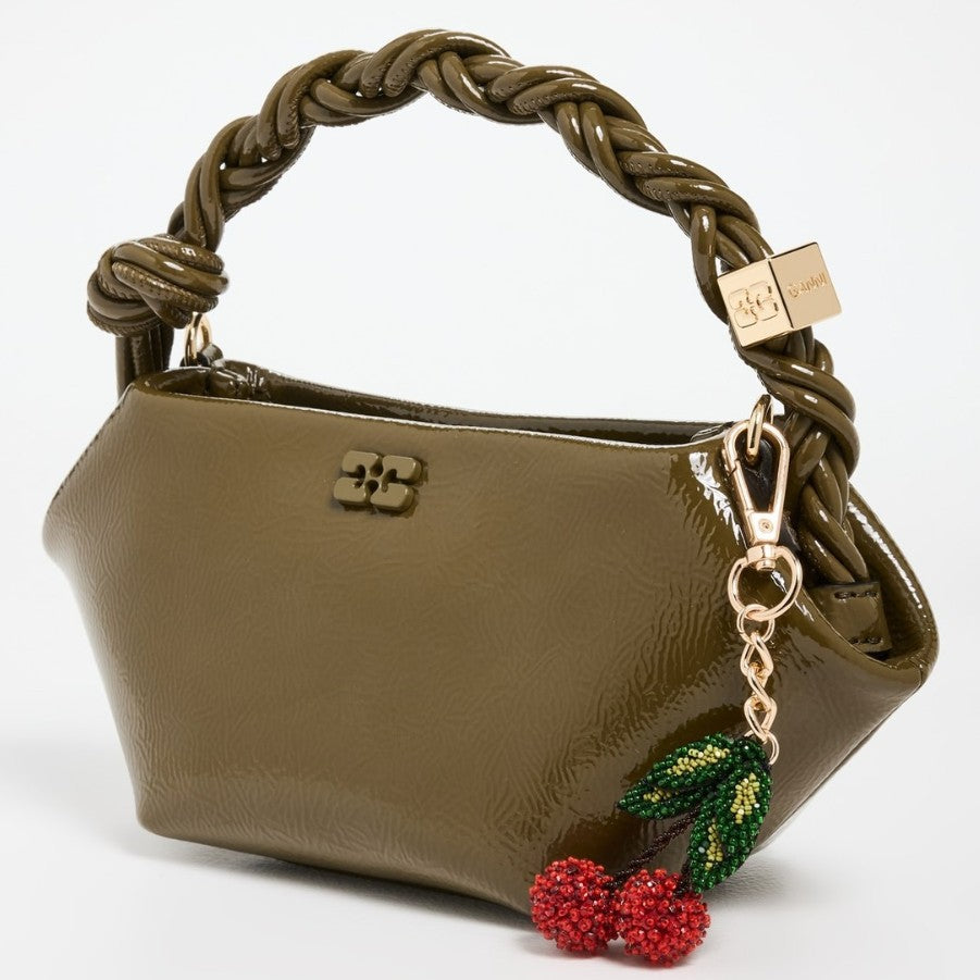 Vintage Alloy Plated Cherry Knot Bag Charm