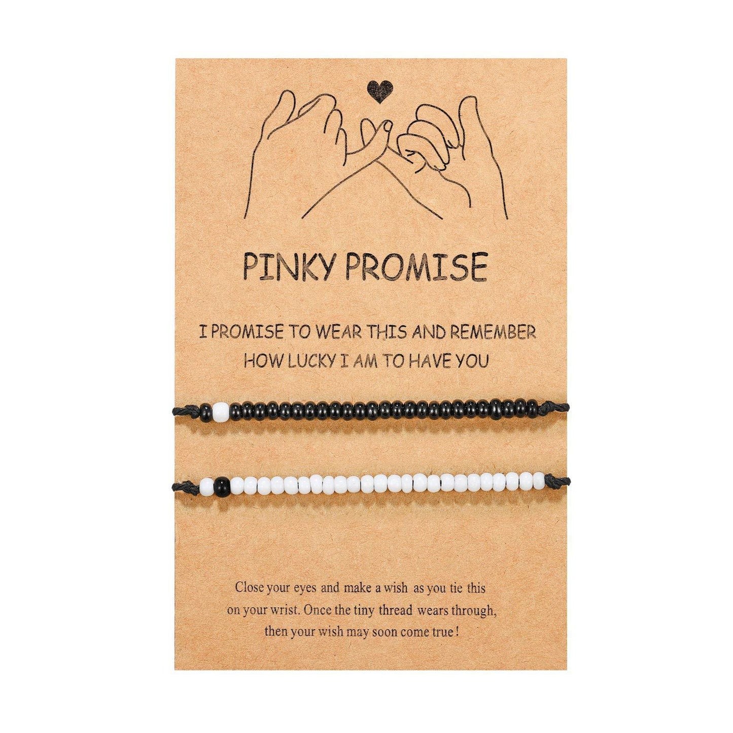 Minimalist Geometric Acrylic Beaded Bracelet Set with Morse Code I Love You Design for Couples