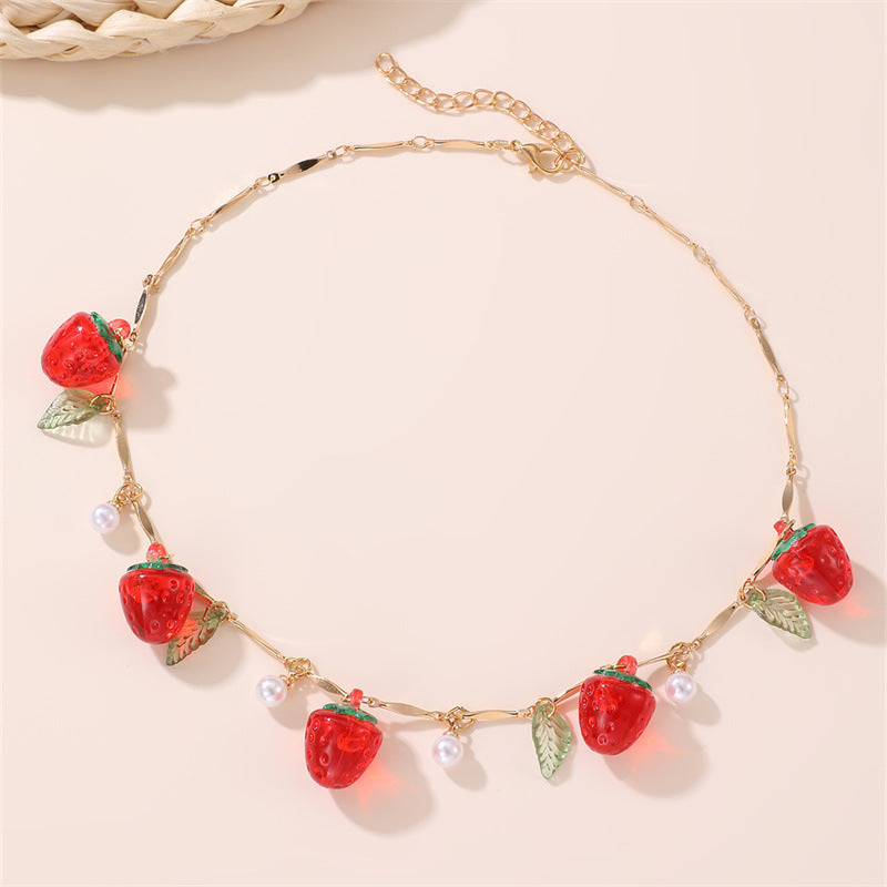 Collana a forma di fiocco minimalista in lega per bambine con finitura smaltata, catena regolabile con perline rotonde, collana con ciondolo stile principessa per bambini