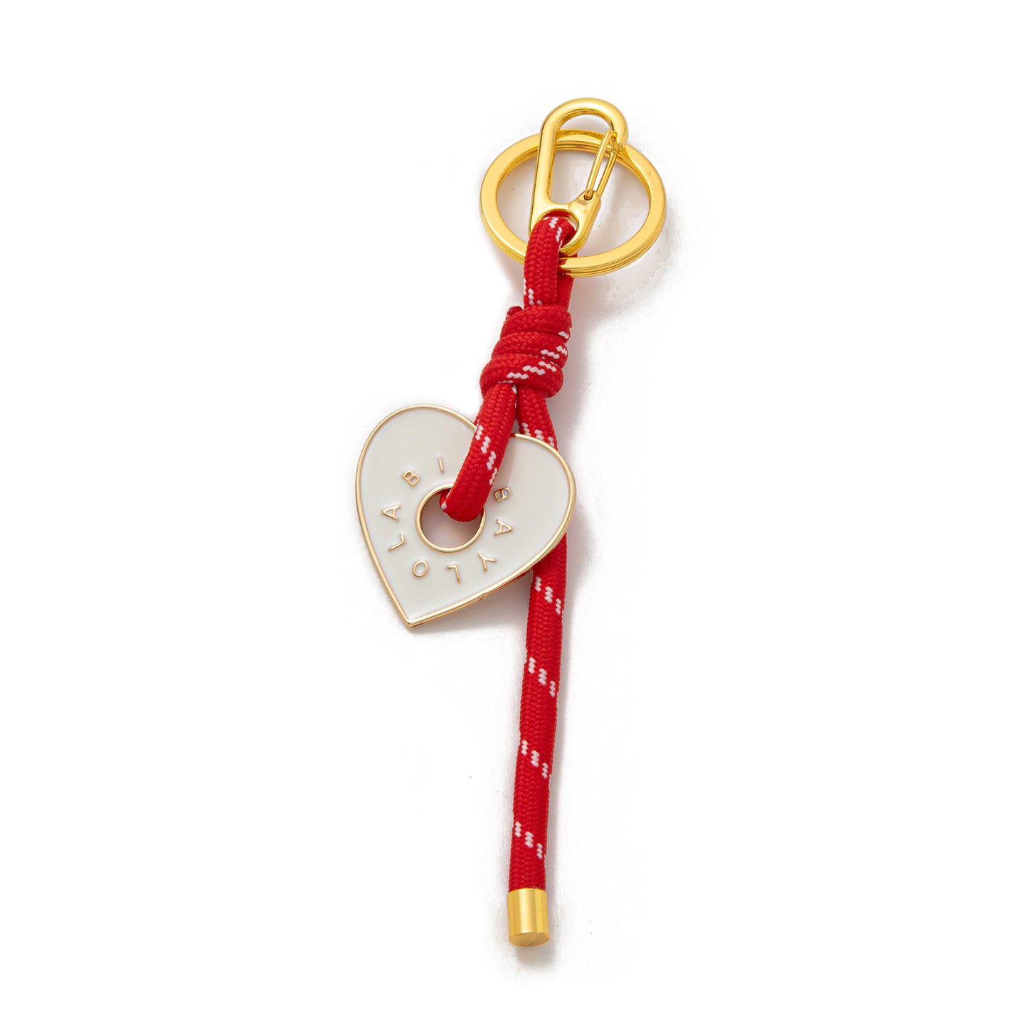 Geometric Heart Fruit Alloy Plated Bag Charm Keychain