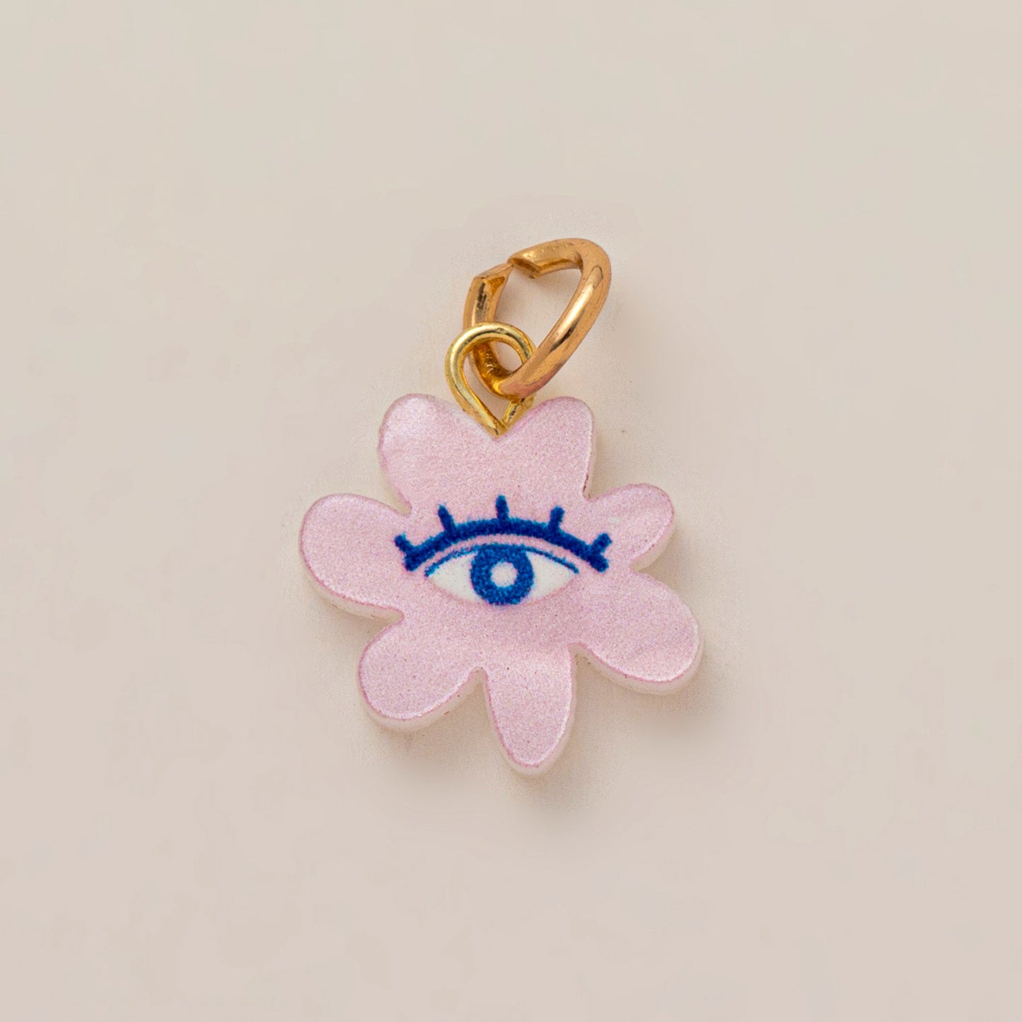Vintage 18K Gold Plated Brass DIY Charm Bar Pendant