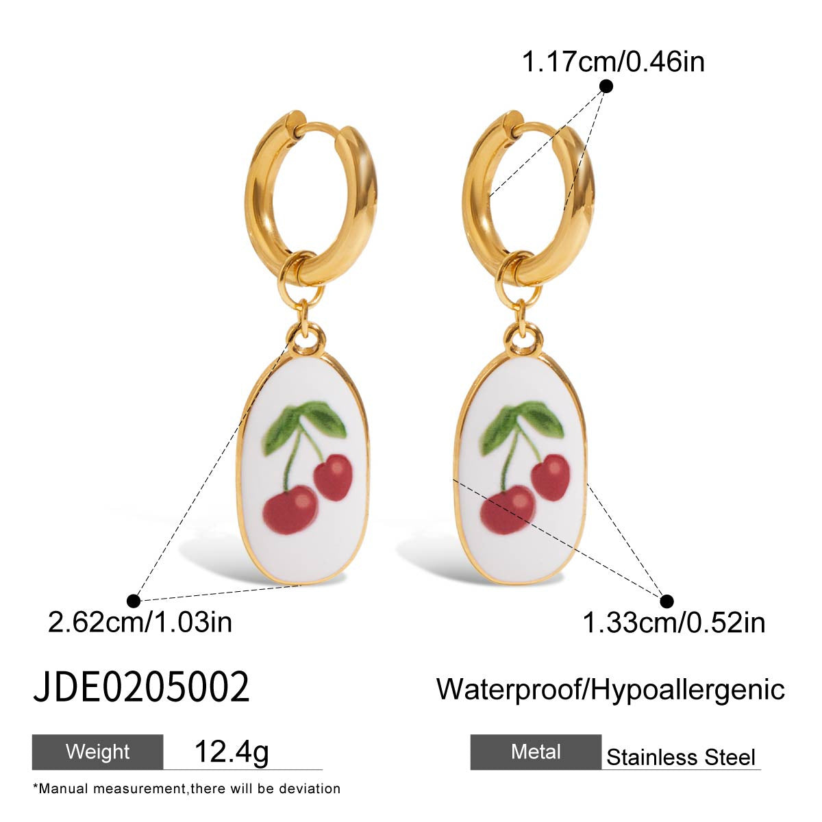 Bracciale Minimalista Geometrico Placcato Acciaio Inossidabile con Finitura Smaltata da Donna