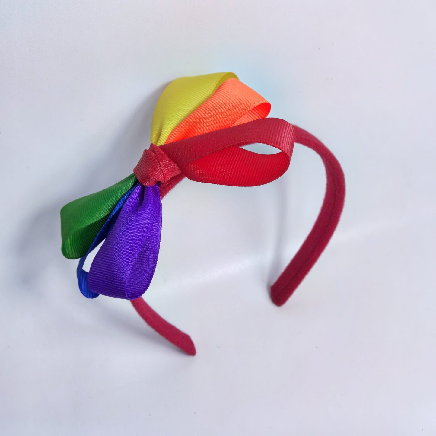 Rainbow Floral Butterfly Resin Headband Hair Accessory